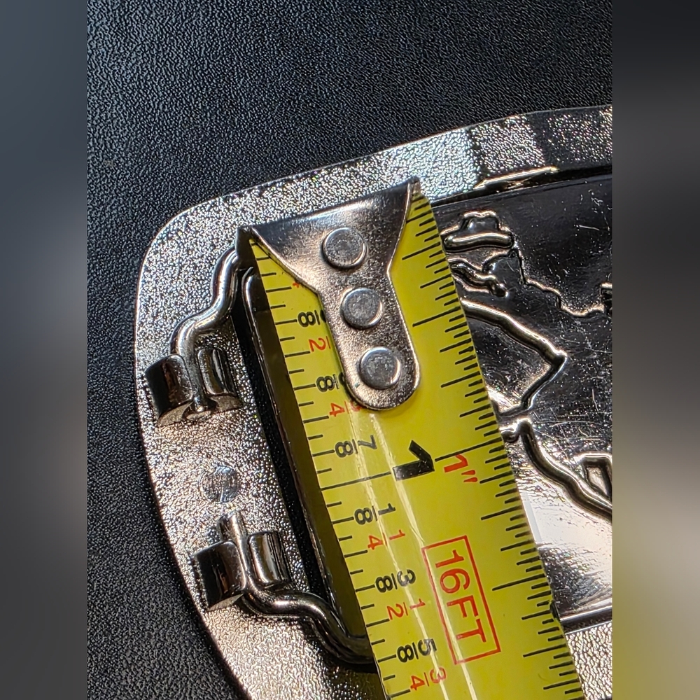 "Save A Horse, Ride A Cowboy" One Side & a Rodeo Image / Metal Belt Buckle - Picture 10 of 10